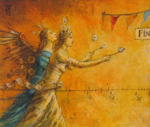 Hoofdfoto The three legged egg race