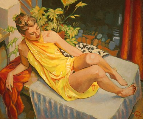 Hoofdfoto Vrouw met gele doek