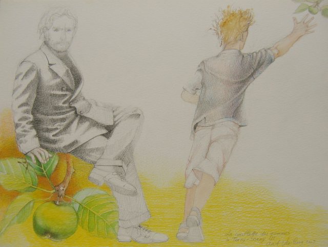 Hoofdfoto La cueillette des pommes à Ferny-Sorny II