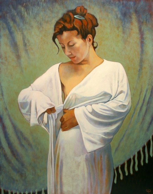 Hoofdfoto Vrouw met badjas