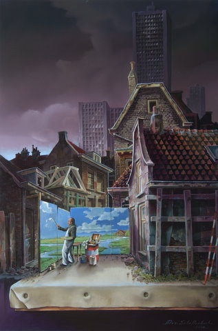 Hoofdfoto De creatie van een schilder