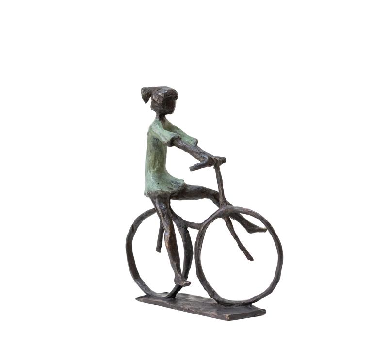 Hoofdfoto Meisje op fiets