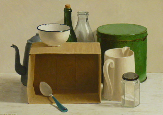 Hoofdfoto Doos, lepel en blik