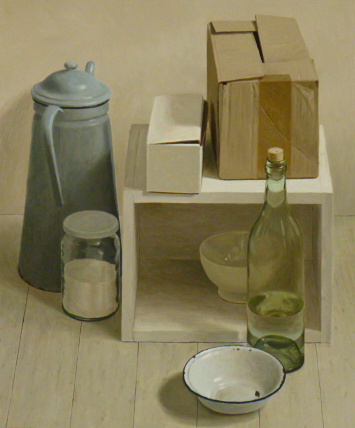 Hoofdfoto Kist, 2 dozen en koffiepot