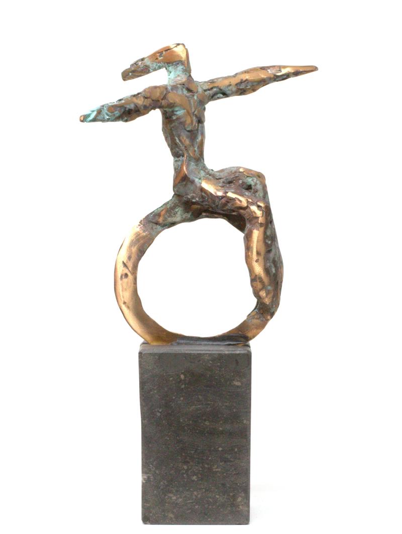 Hoofdfoto Fietser zittend op één wiel