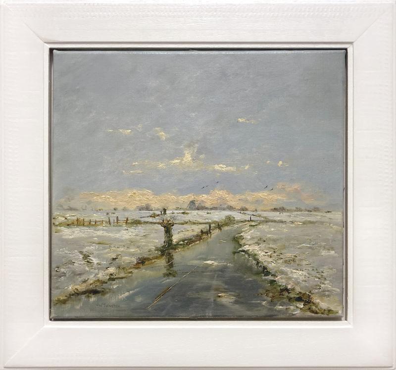 Hoofdfoto Winterse rivier