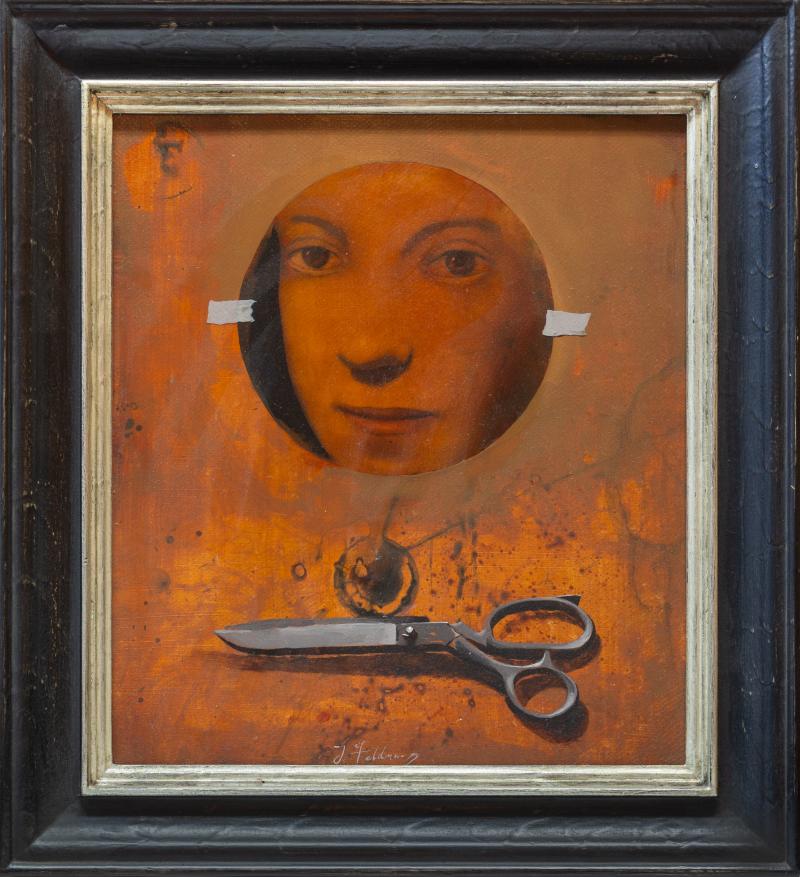 Hoofdfoto Portrait with scissors